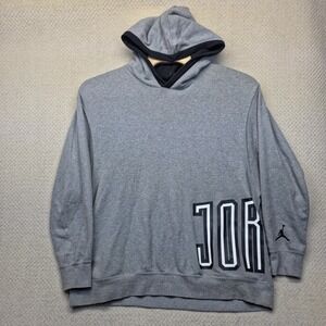 Jordan Sport DNA Hoodie Mens 2XL Gray Pullover Fleece Sweatshirt DA7186-091 Nike
